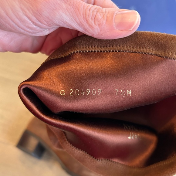 Stuart Weitzman Lowland over-the-knee boots 
size 7.5
walnut suede color - Picture 2 of 6